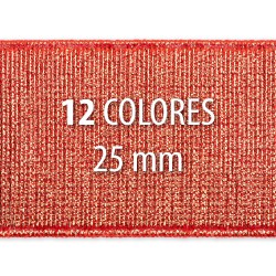 Rollo elástico metalizado