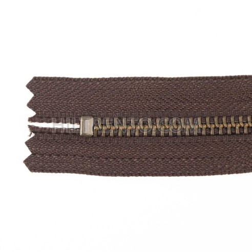 Cremallera YKK metálica malla 5 oro viejo - 38...