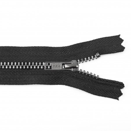 Cremallera YKK metálica malla 3 grafito - 50 cm - Pack 100 uds.