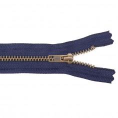 Cremallera YKK metálica malla 3 oro viejo - 14 cm - Pack...