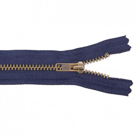 Cremallera YKK metálica malla 3 oro viejo - 36 cm - Pack 100 uds.