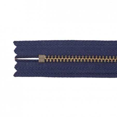 Cremallera YKK metálica malla 3 oro viejo - 36 cm - Pack 100 uds.
