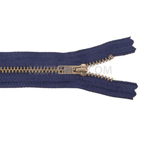 Cremallera YKK metálica malla 3 oro viejo - 44...