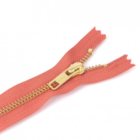 Cremallera YKK metálica malla 5 dorada - 32 cm - Pack 100 uds.