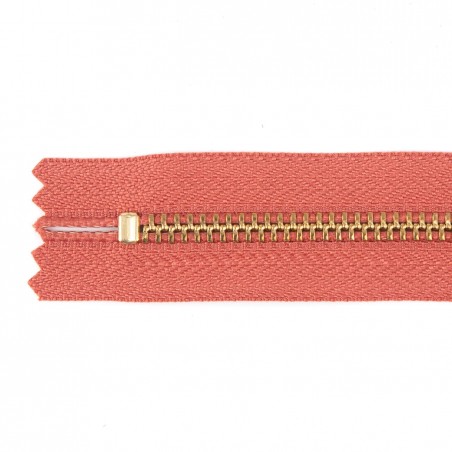 Cremallera YKK metálica malla 5 dorada - 36 cm - Pack 100 uds.