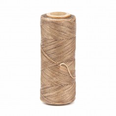 Hilo encerado 1 mm nylon (Poliamida 6.6) - Col. arena -...