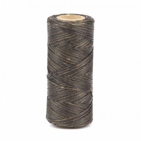 Hilo encerado 1 mm nylon (Poliamida 6.6) - Col. kaki - Bobina 100 mts