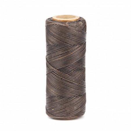 Hilo encerado 1 mm nylon (Poliamida 6.6) - Col. Taupe 90 - Bobina 100 mts