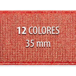 Rollo elástico metalizado