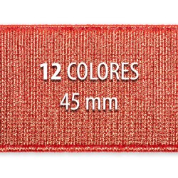 Rollo elástico metalizado