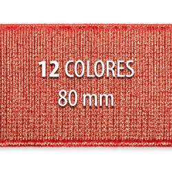 Rollo elástico metalizado