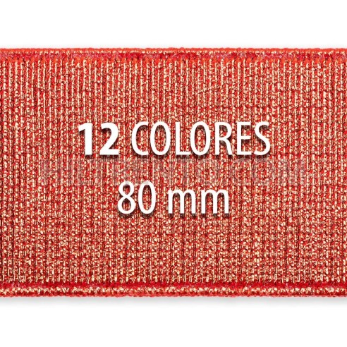 Rollo elástico metalizado