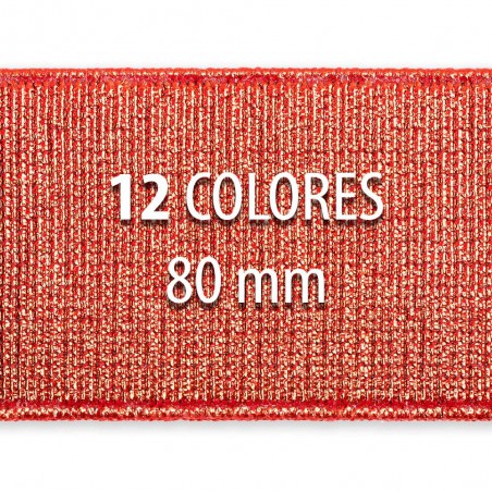 Rollo elástico metalizado