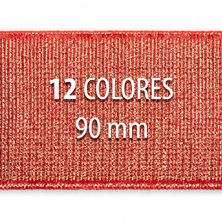 Rollo elástico metalizado