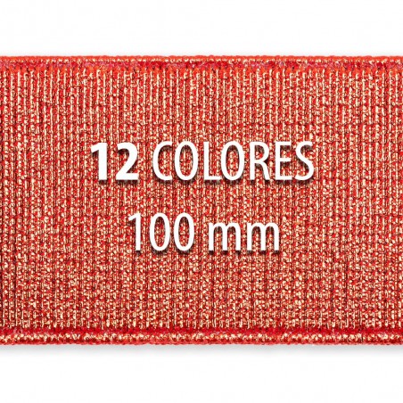 Rollo elástico metalizado