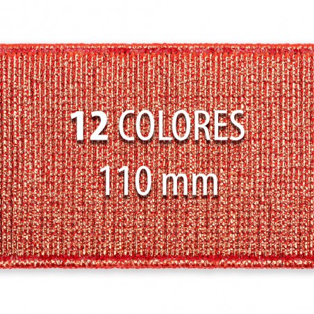 Rollo elástico metalizado