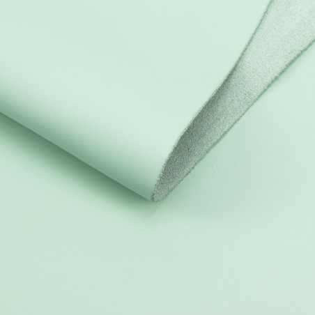 Piel Napa vacuno, color agua marina, grosor 1,2 - 1,4 mm