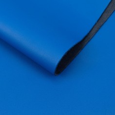 Piel Napa vacuno, color azul royal, grosor 1,2 - 1,4 mm