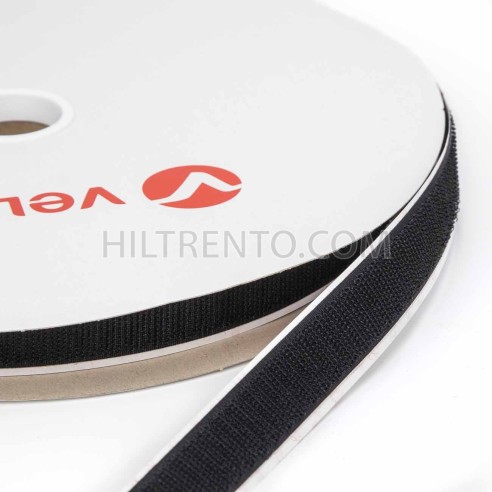 Cinta de VELCRO® adhesivo blanco / negro 20 mm...