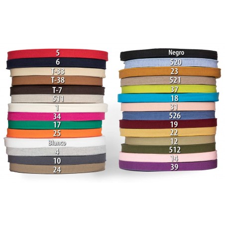 Cinta ribete de algodón 12 mm - 50 metros