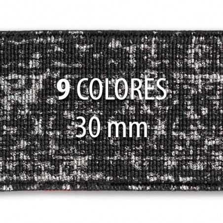 elástico metalizado patron 30