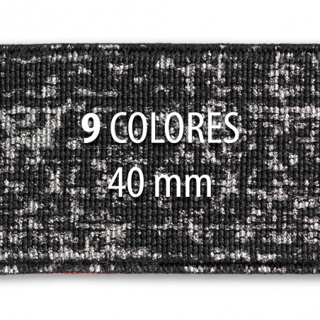 Rollo elástico metalizado