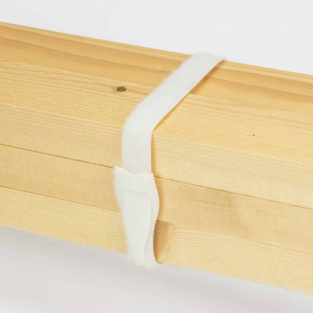 Bridas reutilizables fijación para cables VELCRO® One-wrap, blanco - Pack 25 uds