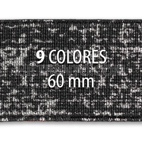 Rollo elástico metalizado