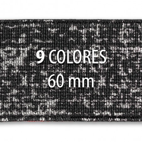 Rollo elástico metalizado