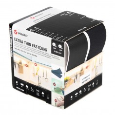 Cinta de VELCRO® adhesivo extra fino, pelo y gancho,...