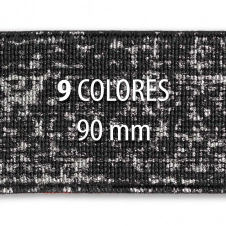 Rollo elástico metalizado