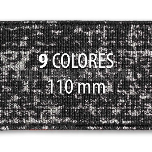 Rollo elástico metalizado