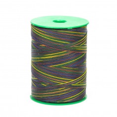 Hilo trenzado parafinado 0,7mm multicolor- Carrete 1050 m