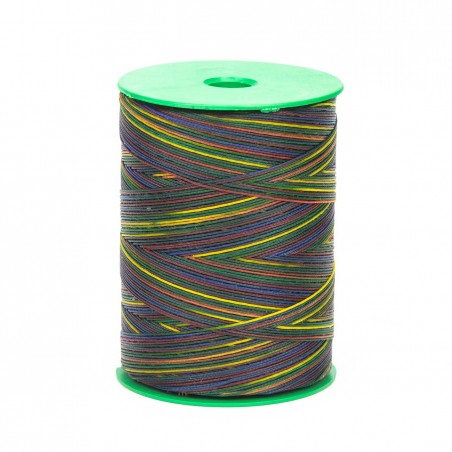Hilo trenzado parafinado 0,7mm multicolor- Carrete 1050 m