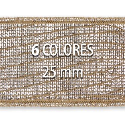 Rollo elástico metalizado