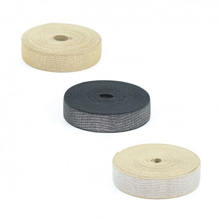 Rollo elástico metalizado