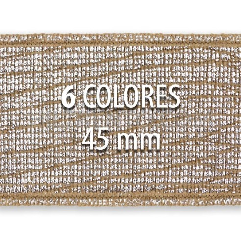 Rollo elástico metalizado