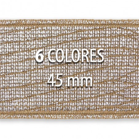 Rollo elástico metalizado