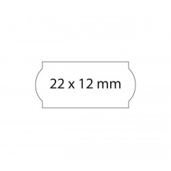 Etiquetas 22x12 blancas permanente