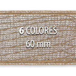 Rollo elástico metalizado