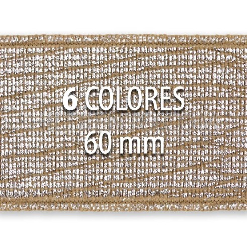 Rollo elástico metalizado