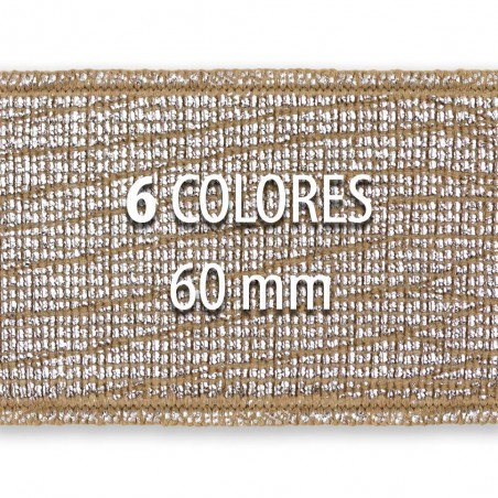 Rollo elástico metalizado