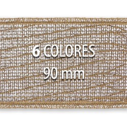 Rollo elástico metalizado