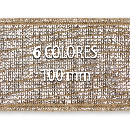 Rollo elástico metalizado