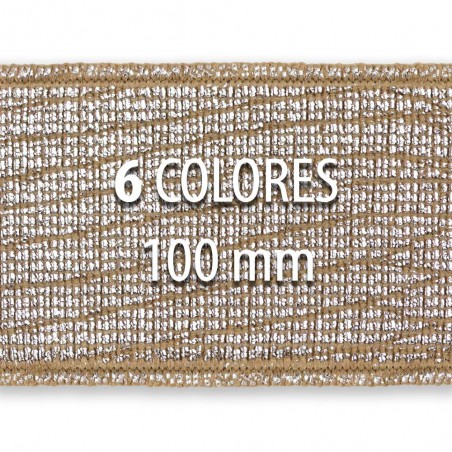 Rollo elástico metalizado