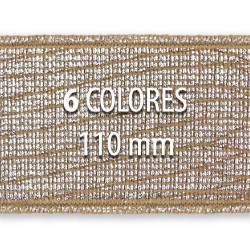 Rollo elástico metalizado