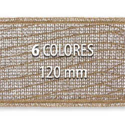 Rollo elástico metalizado