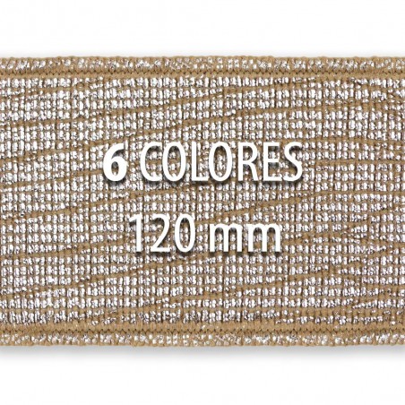 Rollo elástico metalizado