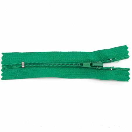 Cremallera pequeña SNS 10 cm - Verde - Pack 50 uds