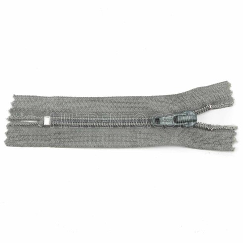 Cremallera pequeña SNS 10 cm - gris- Pack 50 uds